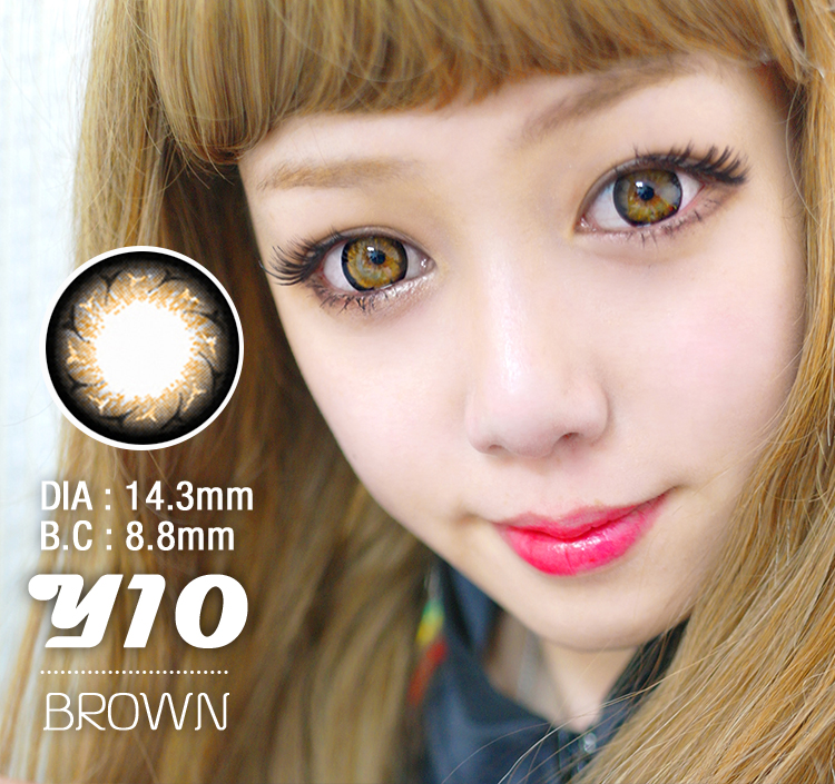 ブラウンBrown ifax/ Y10/14.3mm/131, 激安カラコン 