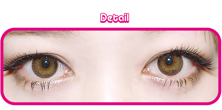 Poly Touch Magic eye brown / natural contact lenses
