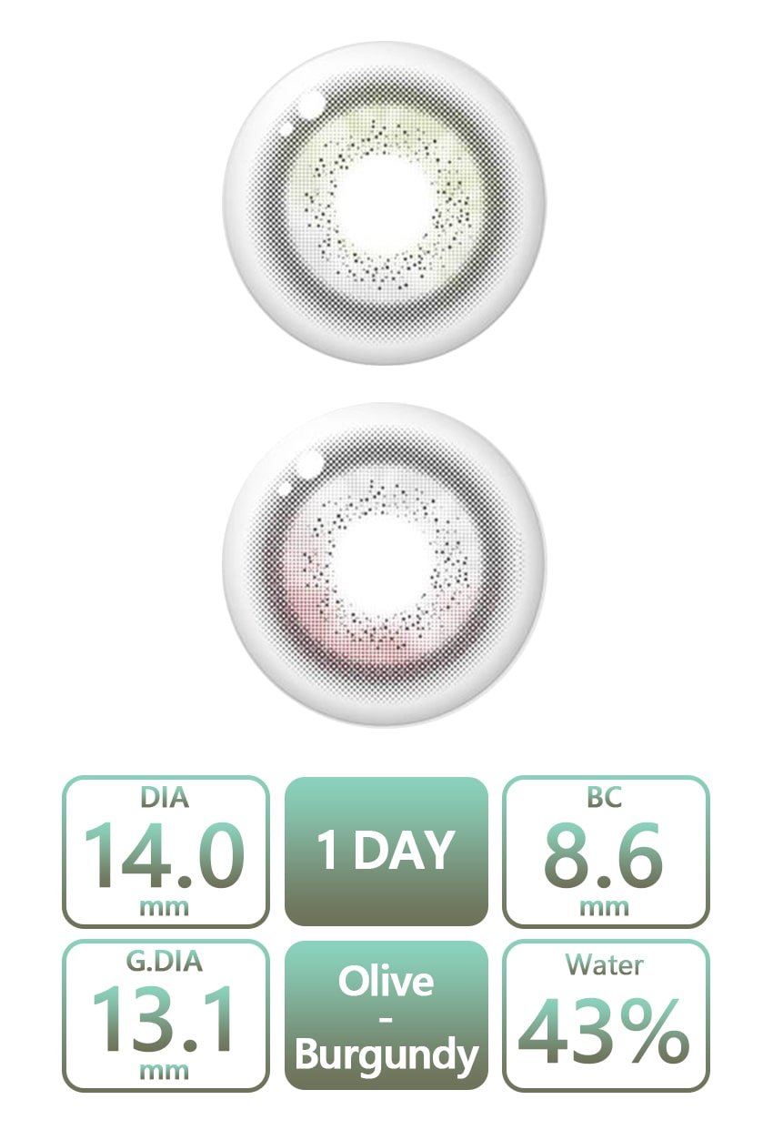 doonoon, jinjushell, new color, 1day, queencontacts, korean colored contacts, olive, burgundy, sns